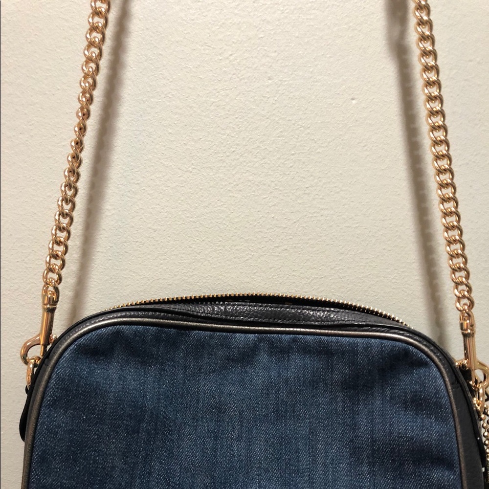 Coach Denim and Leather Crossbody